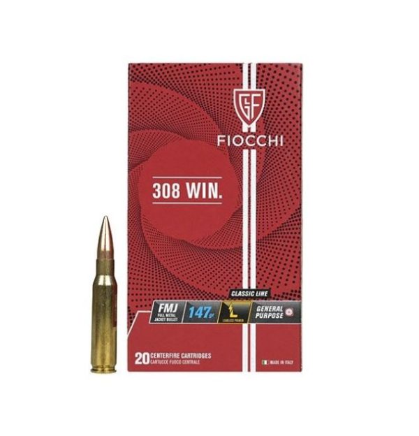 FIOCCHI cal.308 WIN 147gr FMJ x20