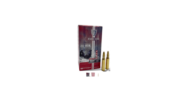 Fiocchi 222 Rem 50gr FMJHP X50