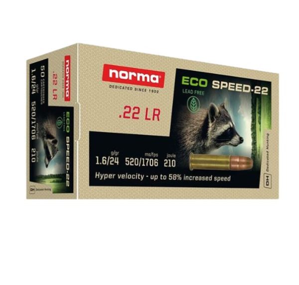 MUNITIONS NORMA ECO SPEED-22  x50