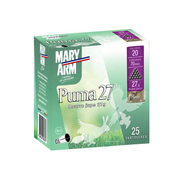 Cartouche Mary Arm PUMA 27 Cal. 20 - BJ PB n°4 x25